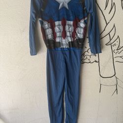 Captain American Kids Costume Size 8/10