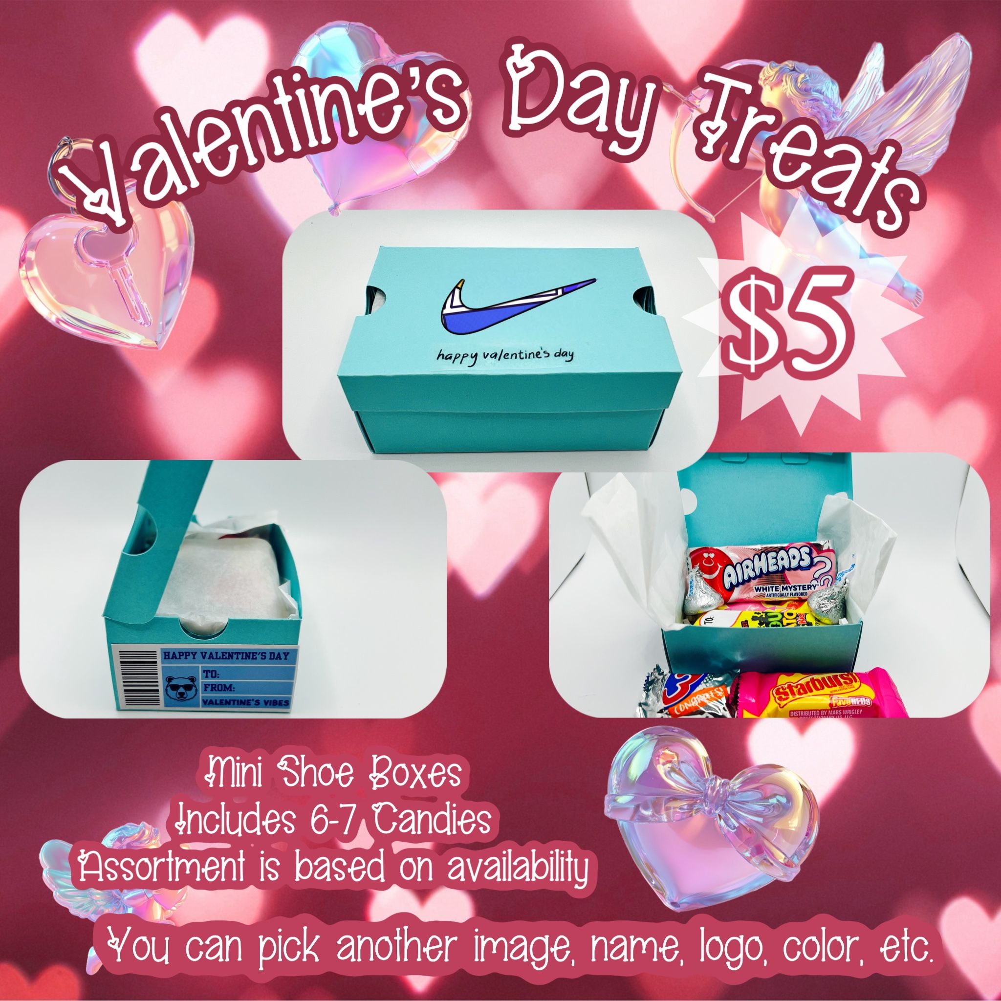 Mini Shoe box - Treat Boxes