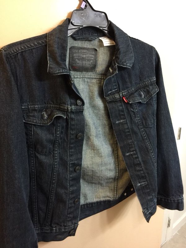Levi’s Men’s Size Large Indigo Blue Trucker Jacket