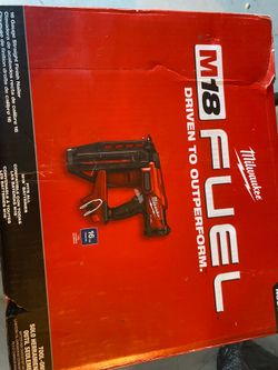 Milwaukee 21 degree framing nailer, new.