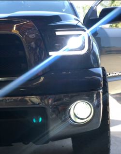 LED HEADLIGHT CONVERSION BULBS.