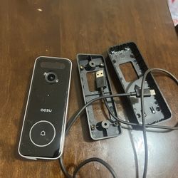 Ring Camera With Back Piece And Charger