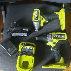 Ryobi One+ HP Cordless / Brushless Drill Set