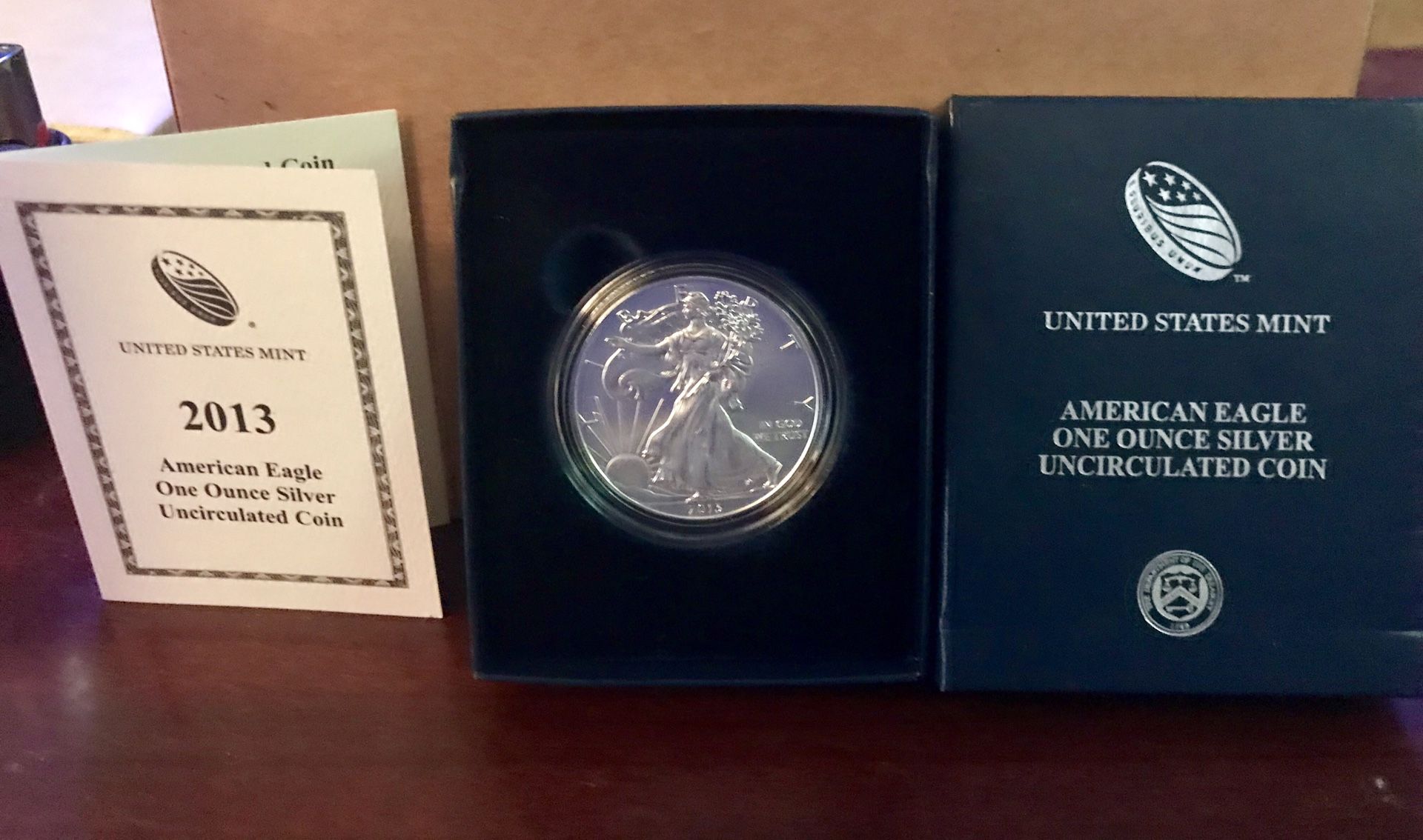 MINT 2013 American Eagle One Ounce Silver Dollar Uncirculated Coin