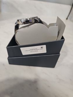 Brand New Timex Easy Reader Watch - INDIGLO - Black Leather Strap
