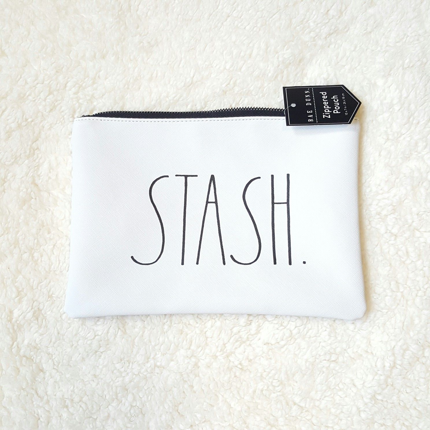 New Rae Dunn STASH. Bag Zippered Pouch for Sale in Baltimore MD