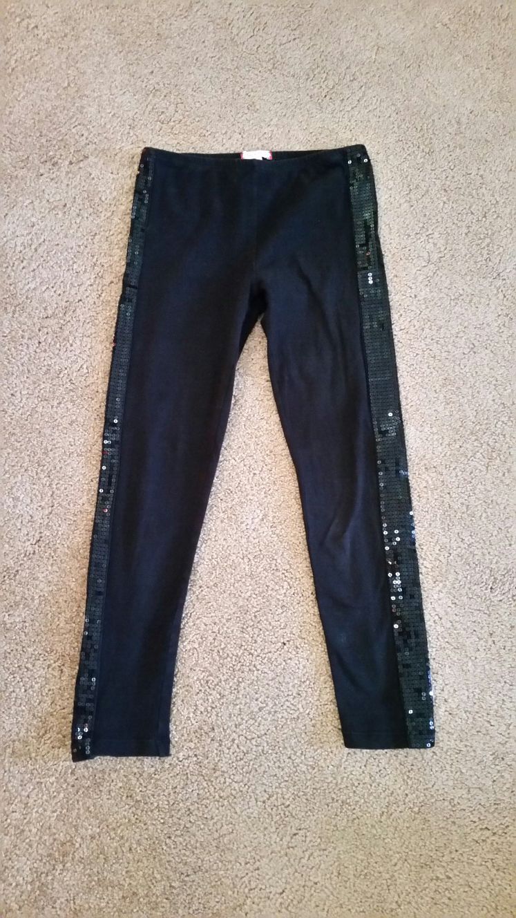 2 pairs of girl's black pants