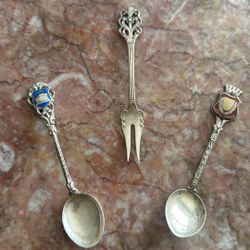 Silver Souvenirs from Athens, Arma Taggia, andNorway