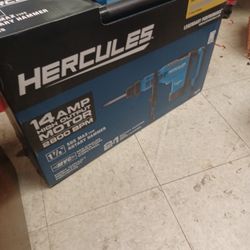 (NEW)Hercules 14 Amp 1 7/8" Sds Max Rotary Hammer