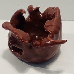 Vintage Volcano Studio Ceramic Art Small Sculpture Abstract Bowl 6”-5”-3.5”