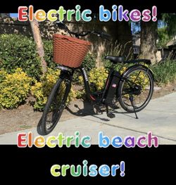 Electric Bike Beach Cruiser
