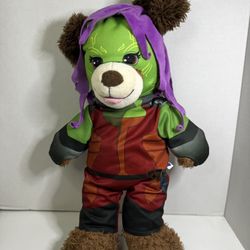 Guardians of the Galaxy Gamora Build a Bear Outfit Teddy Bear 16”  Marvel RARE