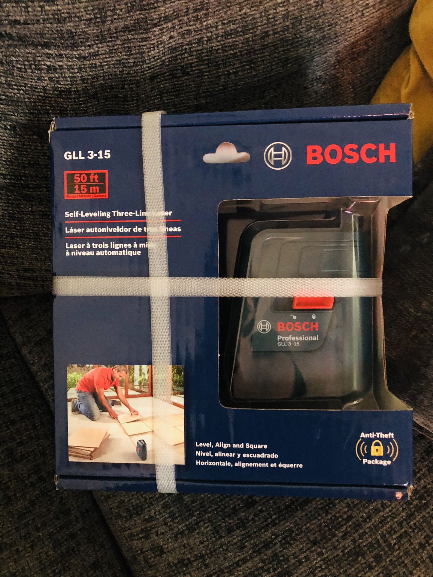 Bosch Self-Leveling Three-Line Laser RED