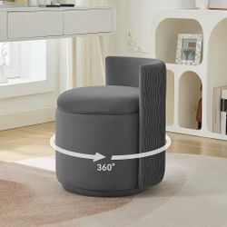 ❤️🔥 Velvet Vanity Chair with Storage,