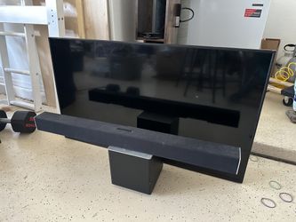 Vizio 42” TV, Soundbar & Subwoofer