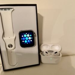 Smartwatch And Earbuds 