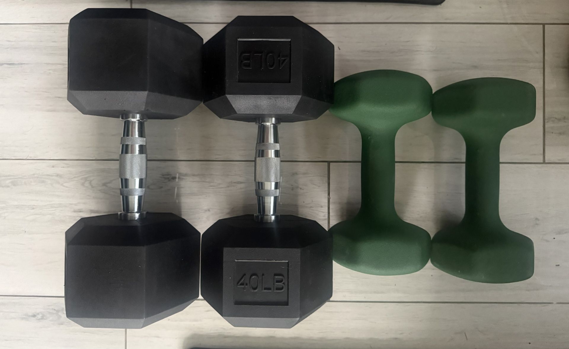 Dumbells Sold As A Set 