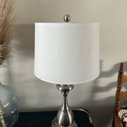 Silver Colored Lamp