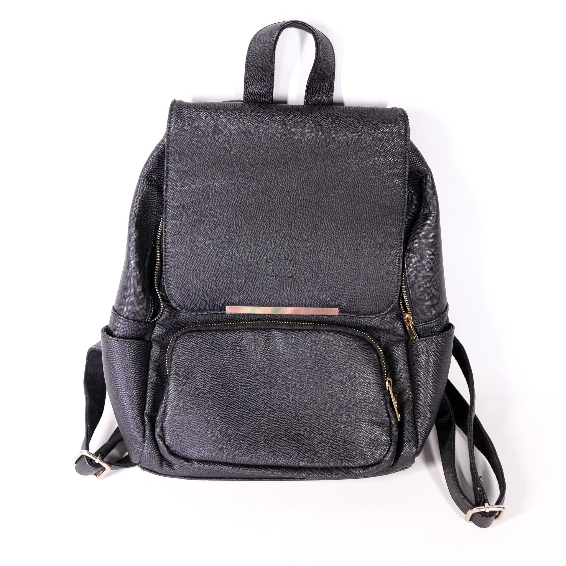 Coo Fit Backpack Daypack Carry Shoulder Travel Luggage Book Bag Black Grey