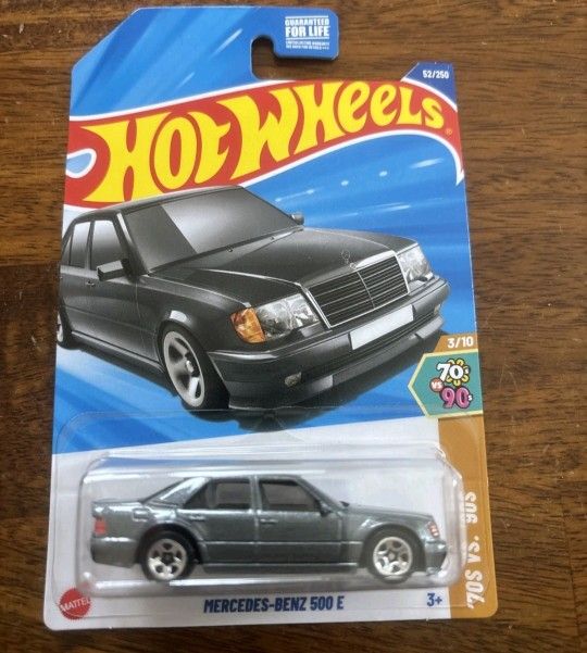 Hot Wheels Mercedes-Benz 500 E Grey 2025