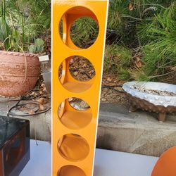 Modern Orange Wine Rack Holder