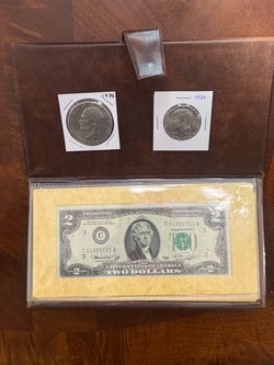1976 Bicentennial Coins & $2 Bill Collection Set