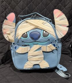 Her Universe Disney Stitch Mummy Mini Backpack Loungefly
