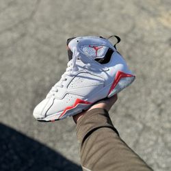 Jordan 7 White Infrared Sz 10 