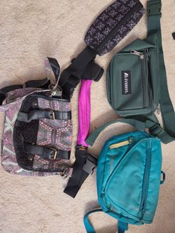 Assorted fanny packs