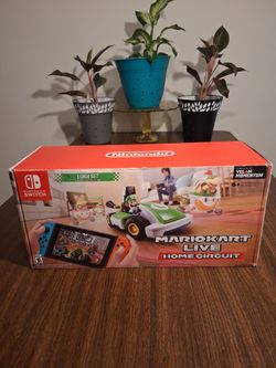 Nintendo Switch, Mario Kart Live Home Circuit: Luigi (rarely used- like new)