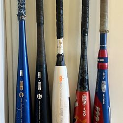 Baseball Bats: Demarini The Goods BBCOR (31/28), NVS Vexxum -10 (31/21)