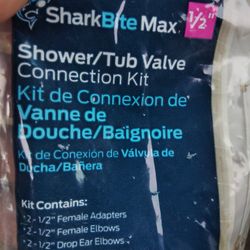 Shark Bite Max Half Inch Shower Tub Valve Connection Kit