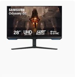 Samsung Odyssey G7 28" 4K 144Hz Gaming Monitor