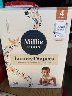 Millie Moon Luxury Diapers Size 4 – 66 Count
