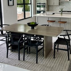 Dining Table And Chairs And Rug