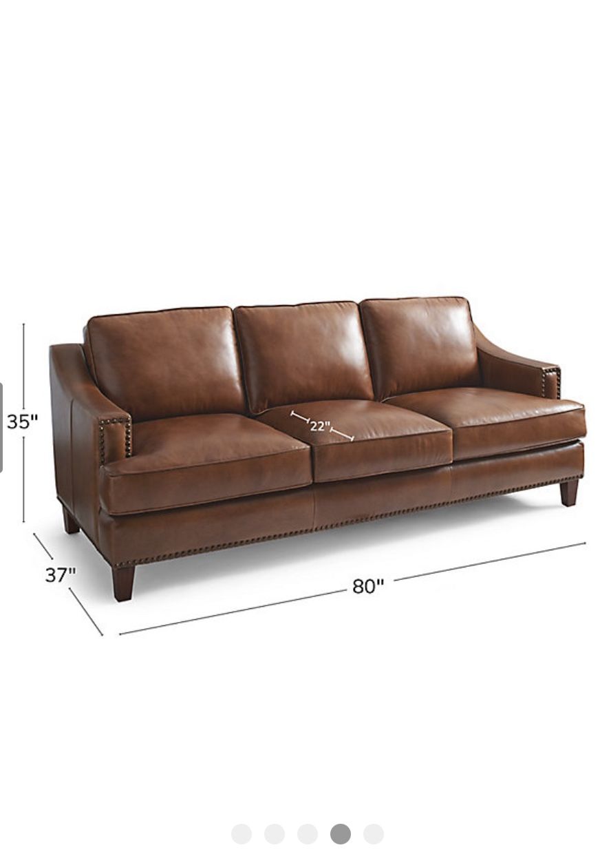 Collin's Leather Couch