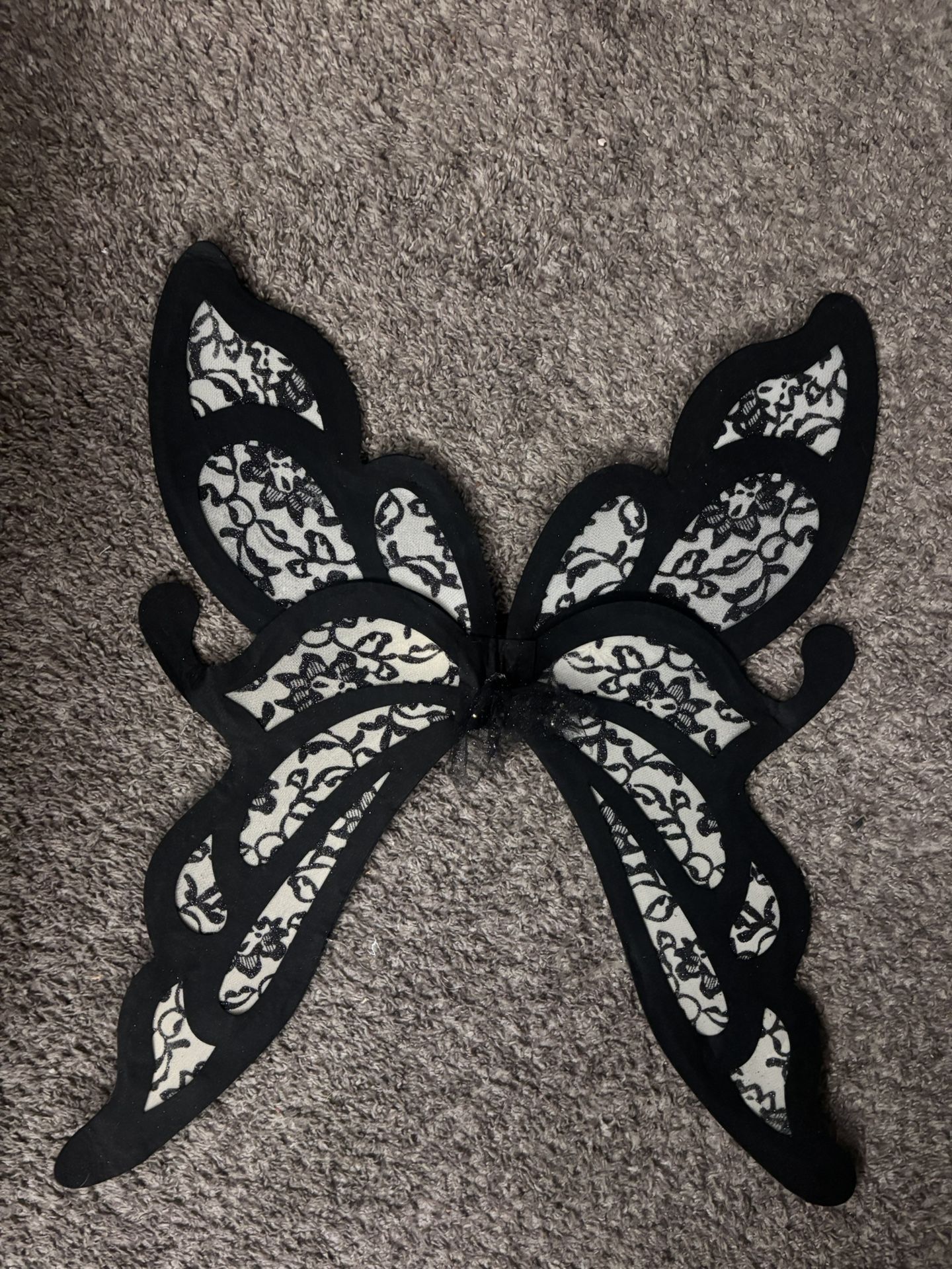 spirit halloween black butterfly wings 