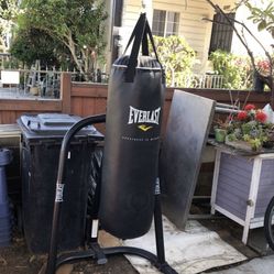 Punching Bag With A Stand