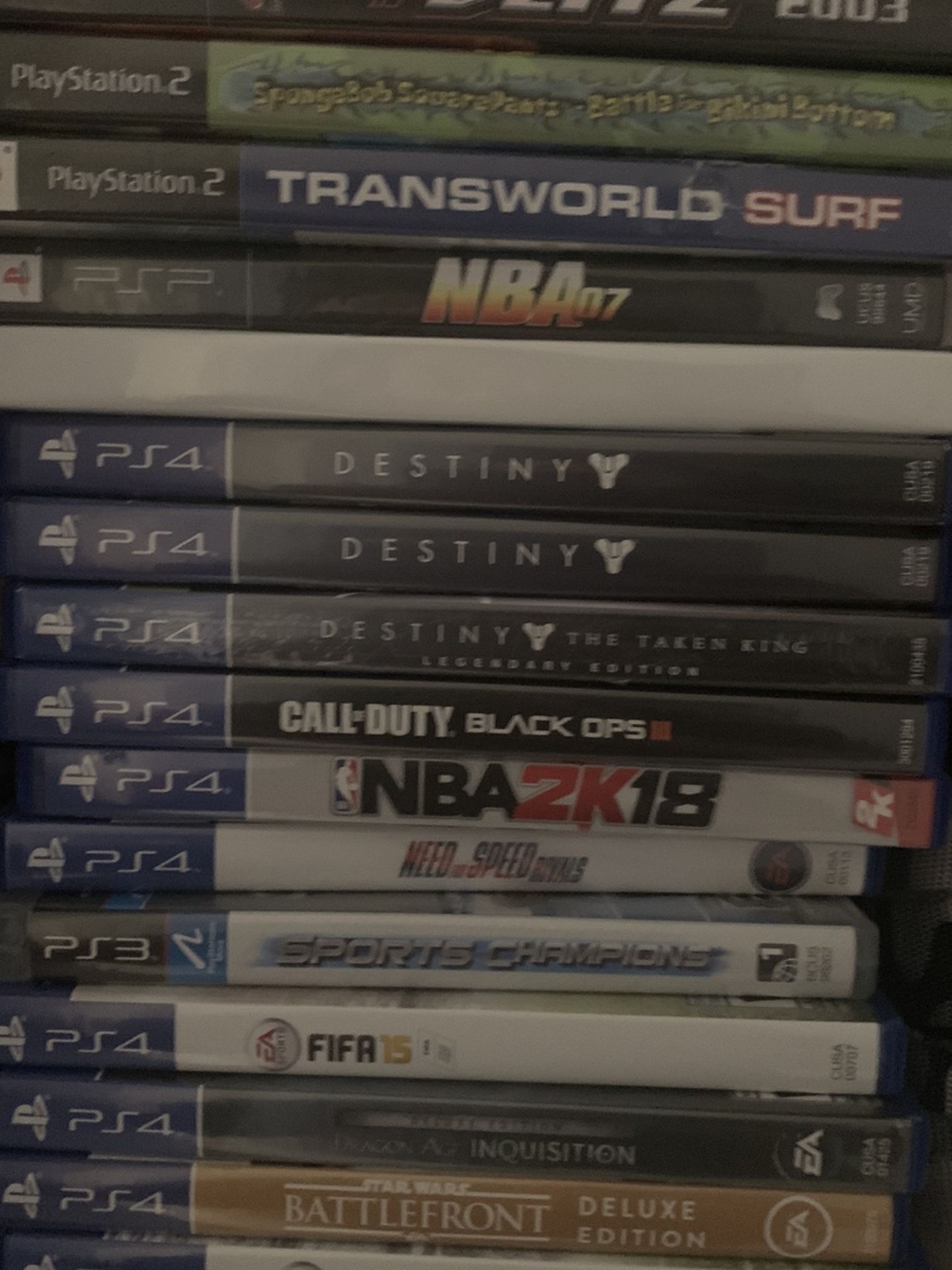 PS4 And PS3 Games