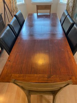 Bamboo dining table