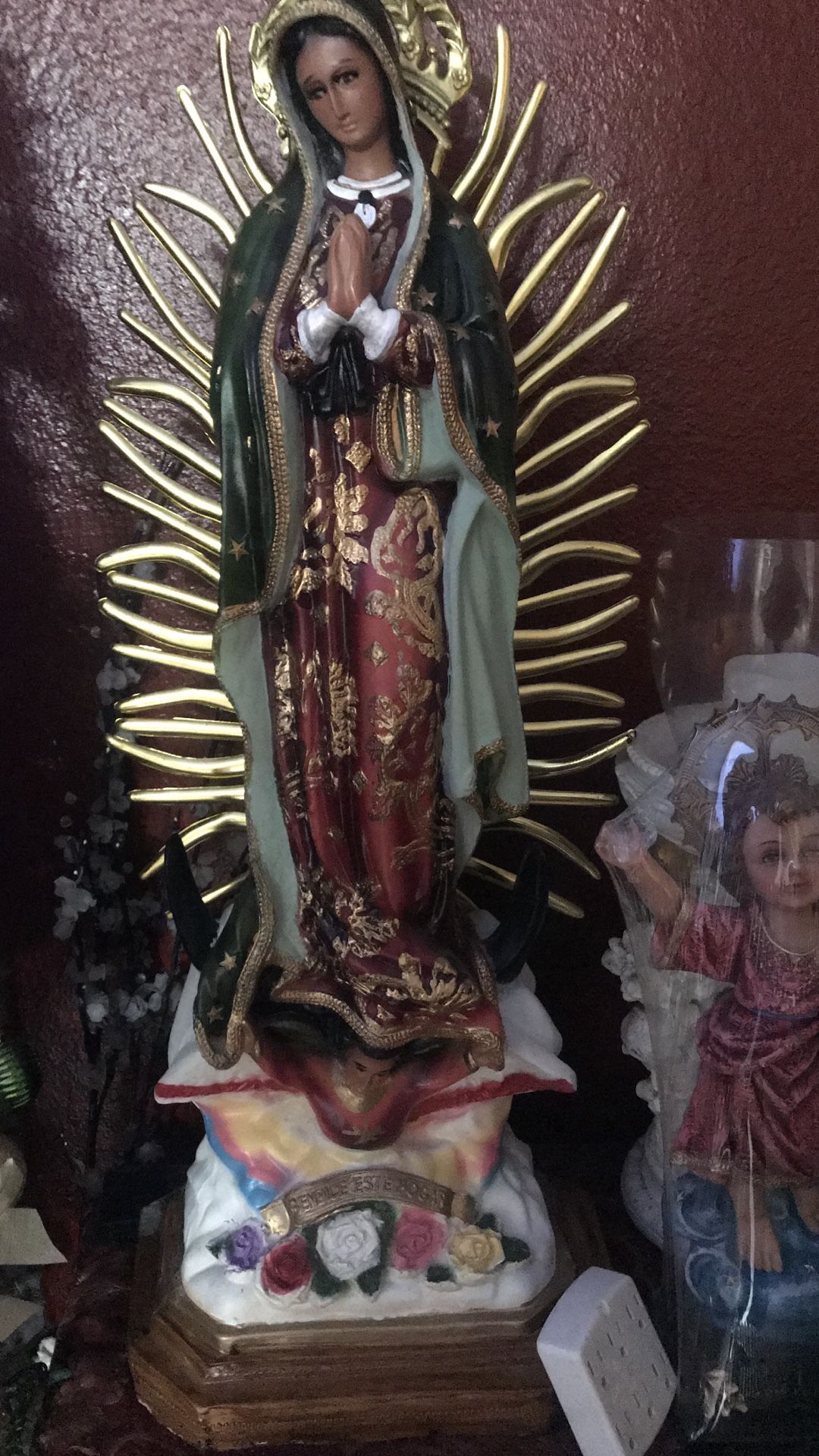 Virgencita De Guadalupe 36” Local Delivery For Extra $