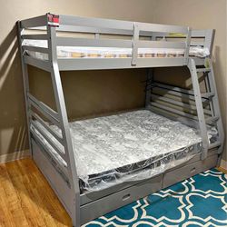 Ashton Bunk Bed $10 Down Payment And Financing Available