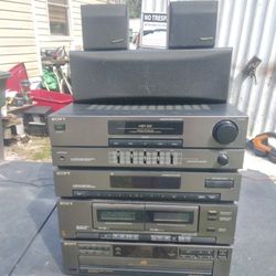 Sony Stereo System From The Late '90s