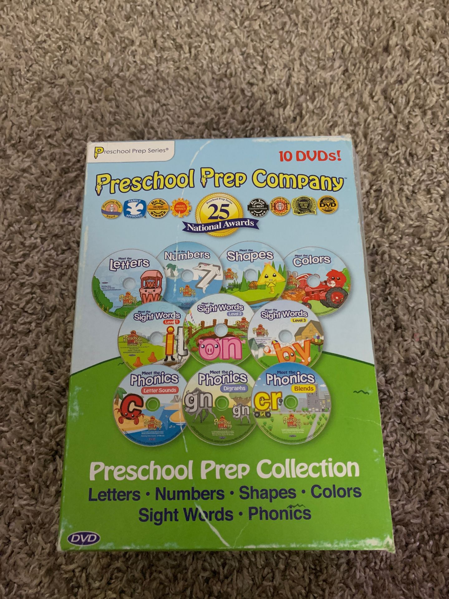 Preschool prep 10 DVDs