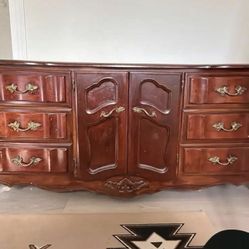 French Triple Door Dresser