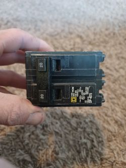 Square D 20amp 2 Pole Breaker