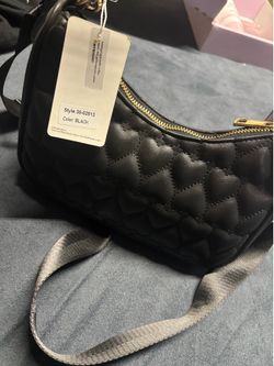 Blush crush heart purse