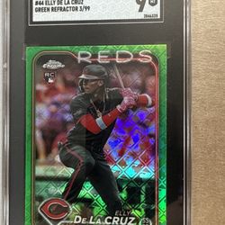 2024 Elly De La Cruz Green Logofractor  #3/99 SGC 9. 