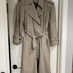 Ladies Trench Coat Used 1x - Size 2