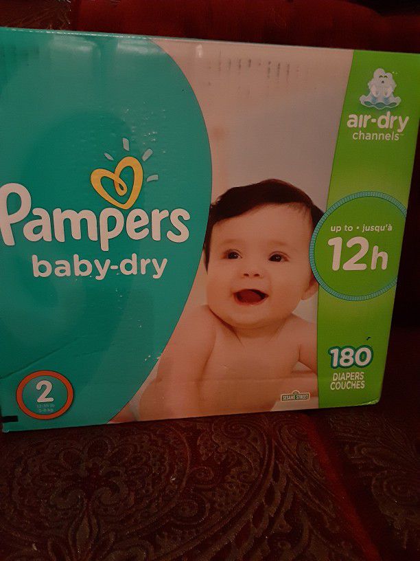 Pampers baby Dry Size 2 $33